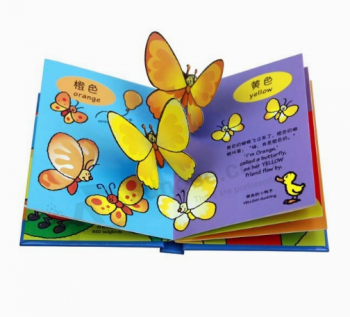 Kleurendruk pop-up verhaal kinderen boek afdrukken