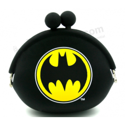 Cute animal silicone coin clasp purse for boys
