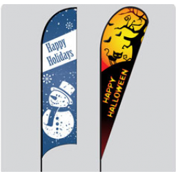 Holiday Swooper Flags Custom Halloween Swooper Flags For Sale
