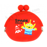 Cartoon Mini Wallet Children Small Rubber Coin Purse Silicone Coin Holder
