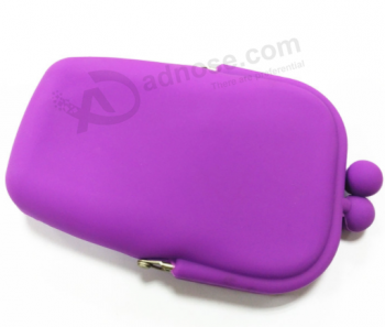 Advertising Gift Silicone Coin Purse For Kids And Women Phone Holder