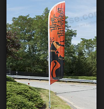 Wholesale Cheap Custom Halloween Feather Flags Outdoor