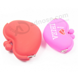 Mini Candy Color Cute Change Wallets Silicone Coin Purse Pouch for Women