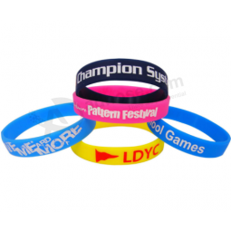 Wholesale customized durable world cup silicone bracelet for events