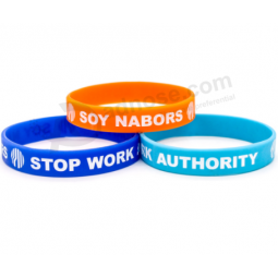 High quality country flags silicone bracelet custom rubber bangles