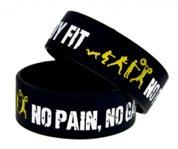 Brand new wholesale sport accessory type silicone wristband