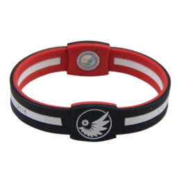 Custom logo private wristband silicone bracelet charm watch