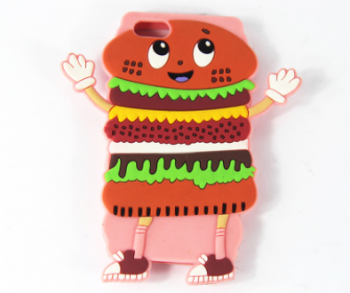 5.5" cheap animal shaped rubber mobile phone cases manufacture