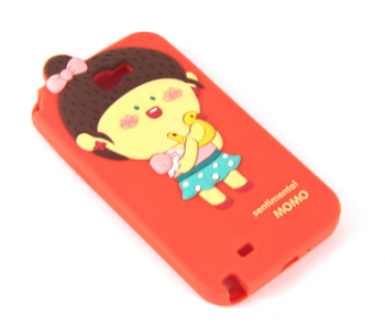 Venta al por mayor caja de silicona teléfono celular silicona caso para niña