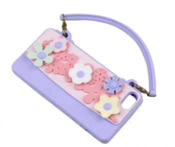 Hand bag shape phone case fashion lady use silicone cell phone shell