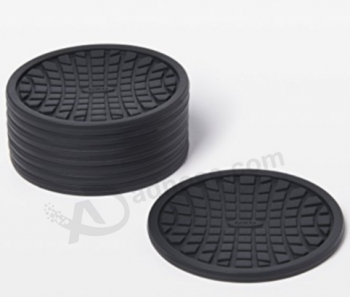 Customized fashion top quality silicone coaster for cup