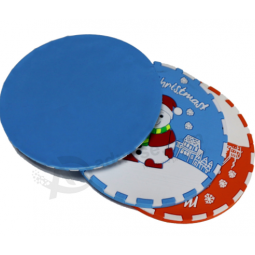 Regalos promocionales custom soft pvc silicone coaster insulation board