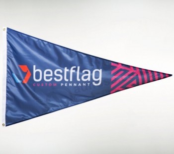 Preiswerte fördernde kundenspezifische Schnurflagge für Sterben Werbung
