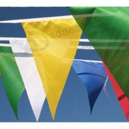 Buitenstof kleurrijke promotionele bunting vlag banner