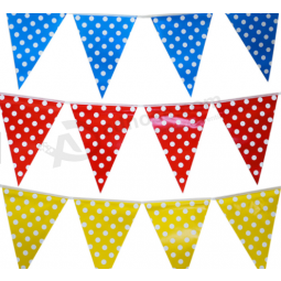 PVC Bunting Flags Triangle String Flag For Decor