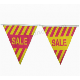 Printed Advertising String Triangle Flag For Sale with high quality and any size