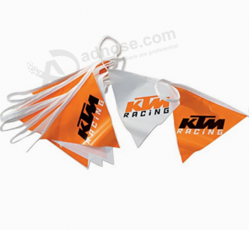 Small Advertising Banners Printed Paper Bunting Flags
