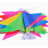 Eye-catching Decoration Polyester Blank Bunting Flag with high quality and any size