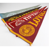 Cheap Promotion Custom Logo Advertising Triangle Felt Bunting with high quality and any size