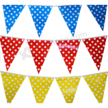 Popular Bunting Pennant PVC String Birthday Flag with high quality and any size