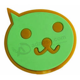 Cute shape silicone cup coaster for decoration 
