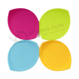 Promotional custom leaves shape silicone cup coaster