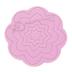 Best selling silicone tea cup mat rubber coaster factory
