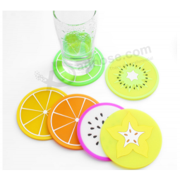 Wholesale Round Shape Soft PVC Cup Coaster Kitchen Accessories