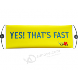 Retractable Held Fans Scrolling Banner Hand Rolling Flag
