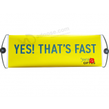 Hand Retractable Hand Rolling Flag Fan Scrolling Banner with high quality and any size