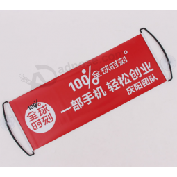 Promotional advertising hand roll up banner Mini scrolling banner with high quality and any size