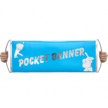 Promotional gifts hand held PET rolling banner factory with high quality and any size