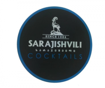 Cabochons de boissons en caoutchouc de silicone logo personnalisé circulaire 