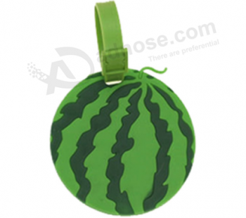 GrootHand.el aangepaste 3d watermeloen siliconen bagagelabel
