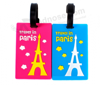 Airplane luggage tag silicone suitcase bag tag travel tag