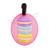 Factory sale fashion design silicone luggage tags custom