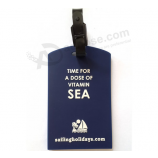 Travel silicone luggage tag rubber baggage label tag