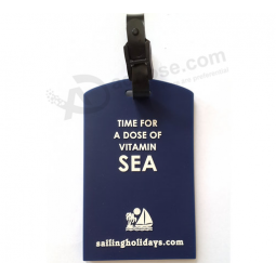 Travel silicone luggage tag rubber baggage label tag