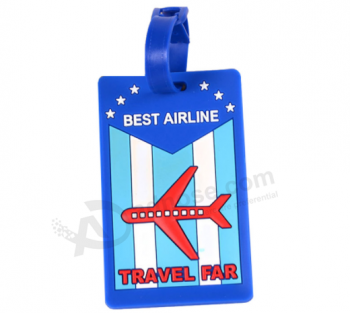 Waterproof bag accessories writable silicone luggage tags
