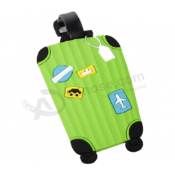 Promotional gift custom design soft pvc luggage tag