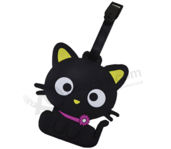 Cartoon animal bag tags silicone baggage label custom