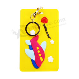 rubber luggage tag embossed silicone bag tags