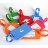 Factory bulk wholesale silicone luggage name tag