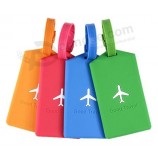 Silicone rubber label soft pvc airlines luggage tags