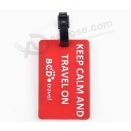 Design your own logo silicone luggage name label wholesale