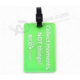 Soft silicon travel luggage tag with your own logo