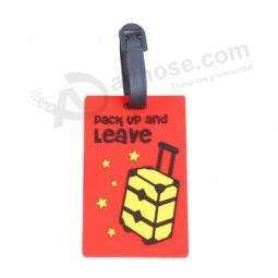 Personalized Travel Airplane Soft Rubber Luggage Tag Maker