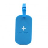 Bulk custom made airplane hard plastic luggage tag