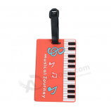 Promotional gift funny silicone luggage bag tag for sale