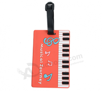 Promotional gift funny silicone luggage bag tag for sale